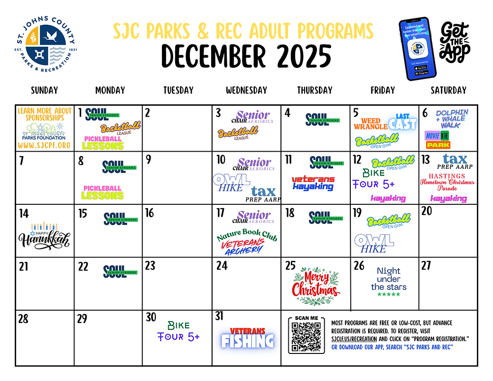 December Programs Are Here Join The Fun