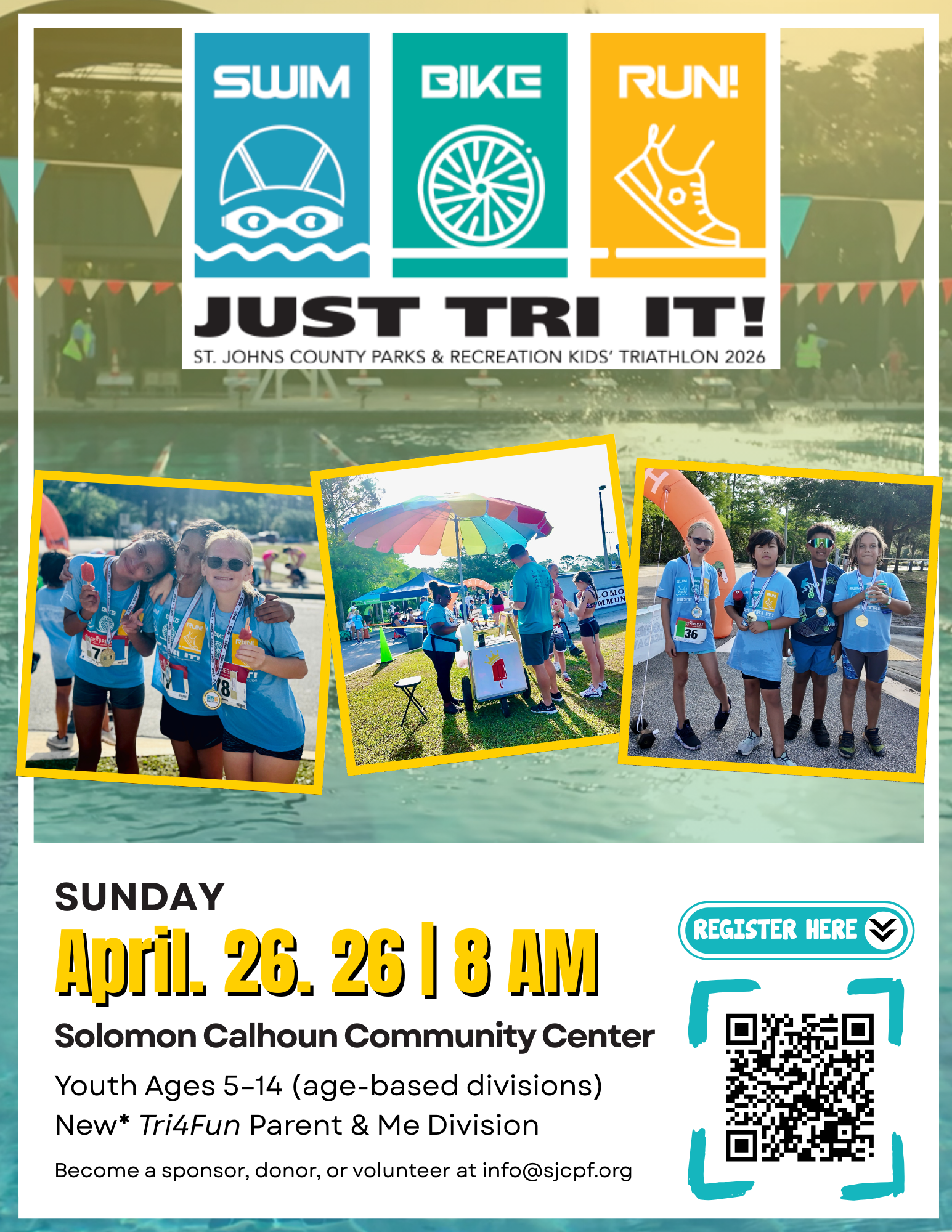 PRESS RELEASE: Beloved St. Johns County Kids Triathlon Returns with New Route, Parent-and-Me Division and More